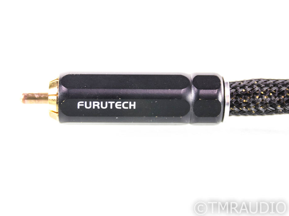 Wywires Gold Series RCA Cables; 4ft Pair Interconnects; Furutech Terminations