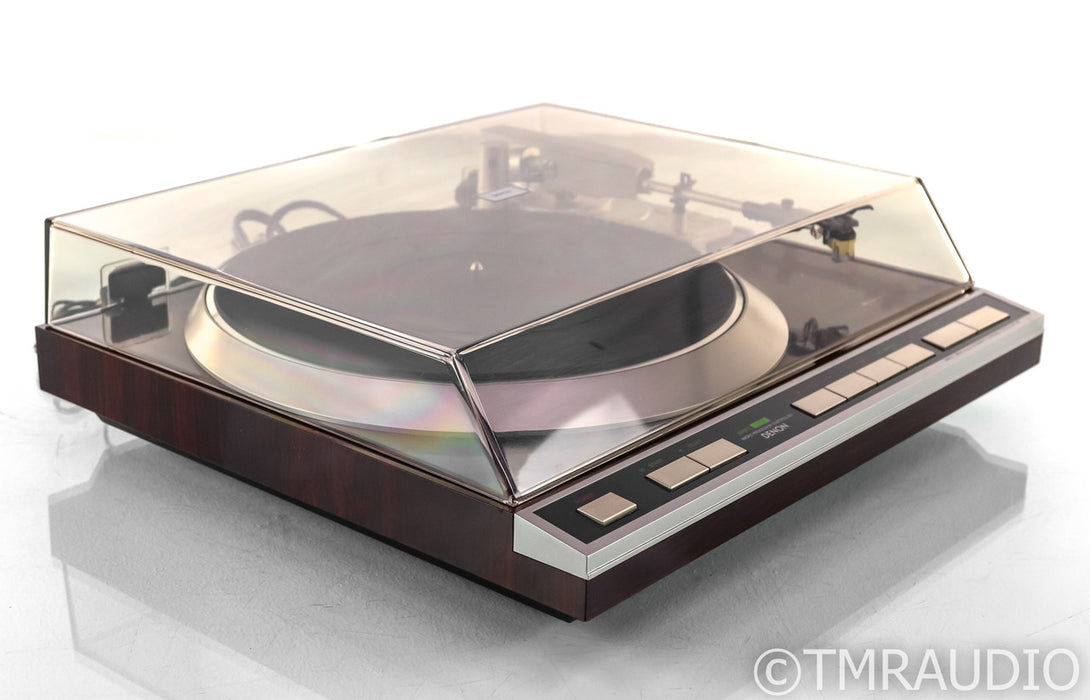 Denon DP-45F Vintage Direct Drive Turntable; DL-60 MM Cartridge; AS-IS (Damaged)