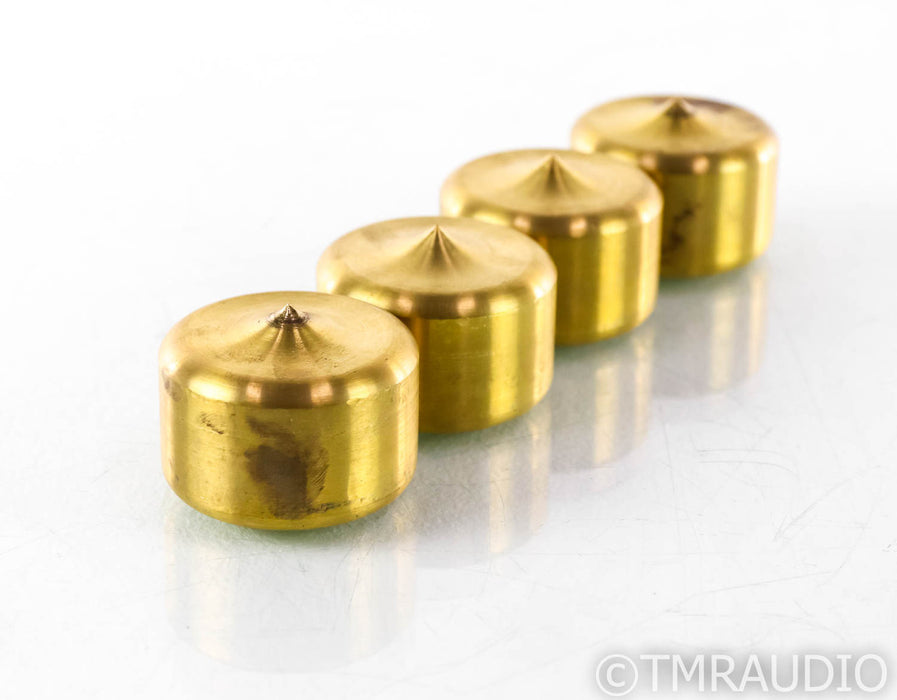 Mapleshade Threaded Low Heavyfeet Brass Isolation Feet; Set of 4