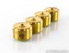 Mapleshade Threaded Low Heavyfeet Brass Isolation Feet; Set of 4
