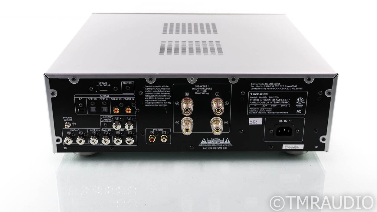 Technics SU-G700 Stereo Integrated Amplifier; SUG700; Remote; MM Phono