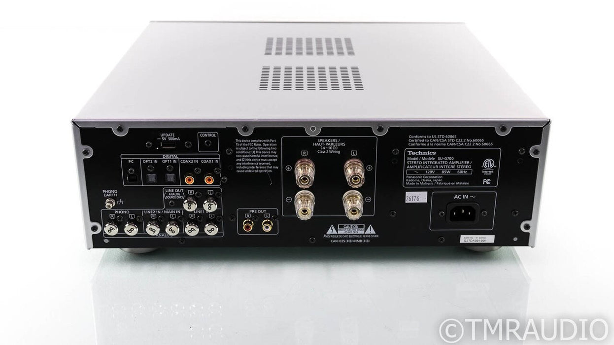 Technics SU-G700 Stereo Integrated Amplifier; SUG700; Remote; MM Phono
