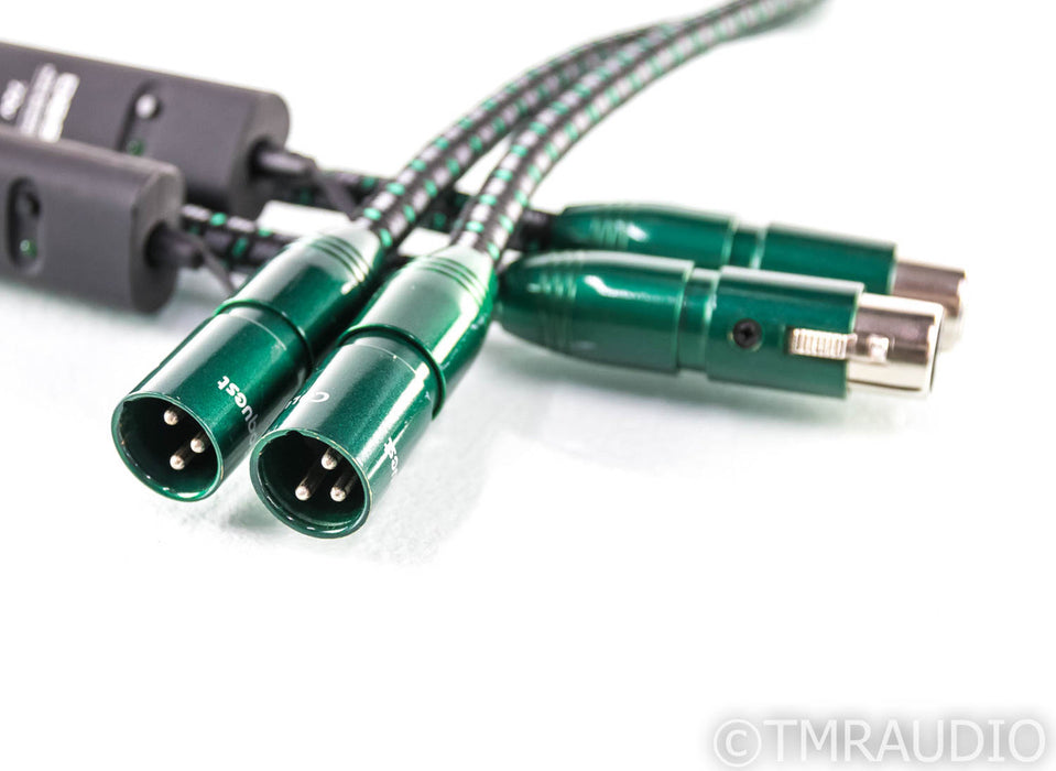 AudioQuest Columbia XLR Cables; 1m Pair Balanced Interconnects; 72v DBS