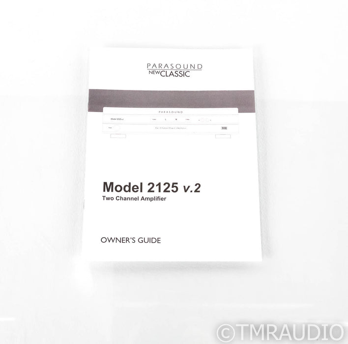 Parasound NewClassic 2125 v.2 Stereo Power Amplifier