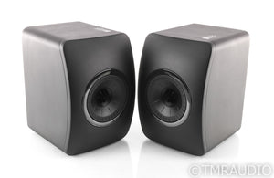 KEF LS50 Black Edition Bookshelf Speakers; All Black Pair; LS-50