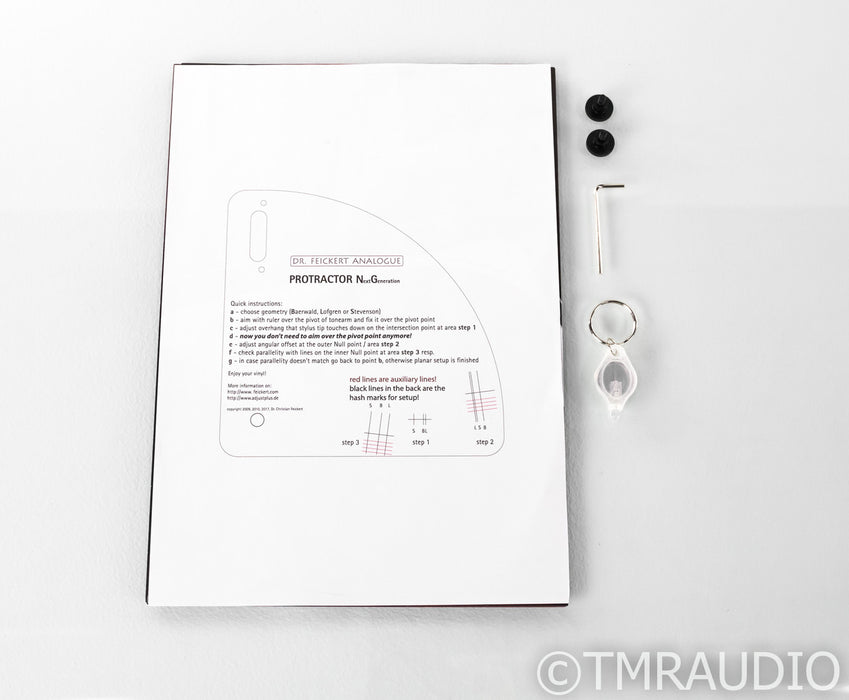 Dr. Feickert Analogue Cartridge Alignment Protractor NG; Next Generation