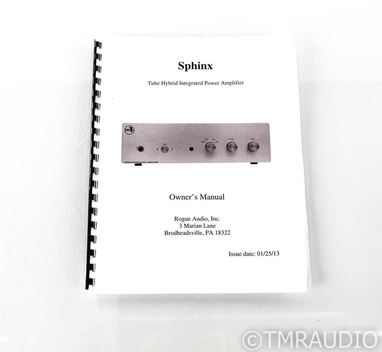 Rogue Audio Sphinx V1 Tube Hybrid Integrated Amplifier