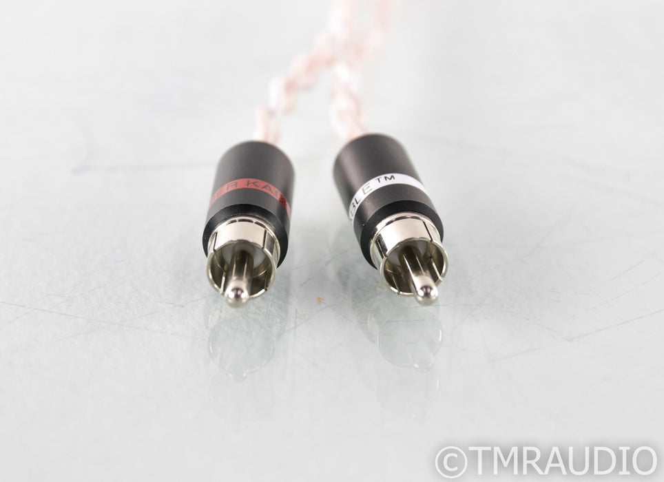 Kimber Kable Tonik RCA Cables; 1m Pair Interconnects; Ultratike Terminations