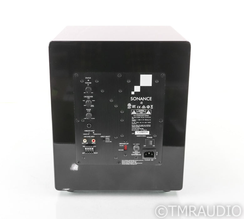 Sonance Impact i8 8" Powered Subwoofer; Gloss Black; I-8