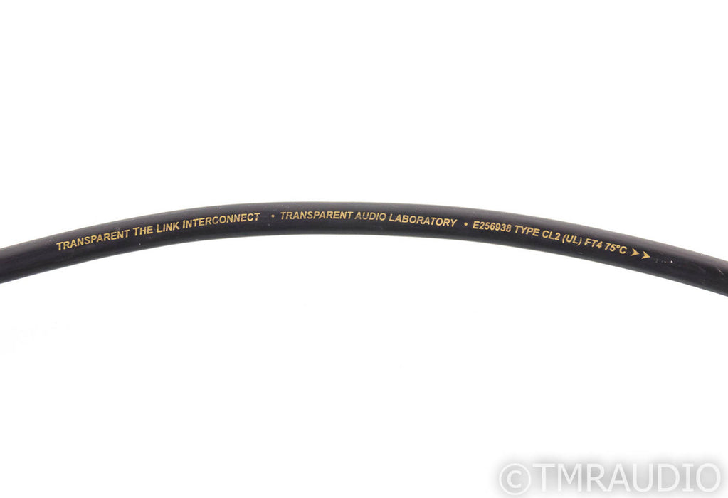 Transparent Audio The Link RCA Cables; 2m Pair Interconnects