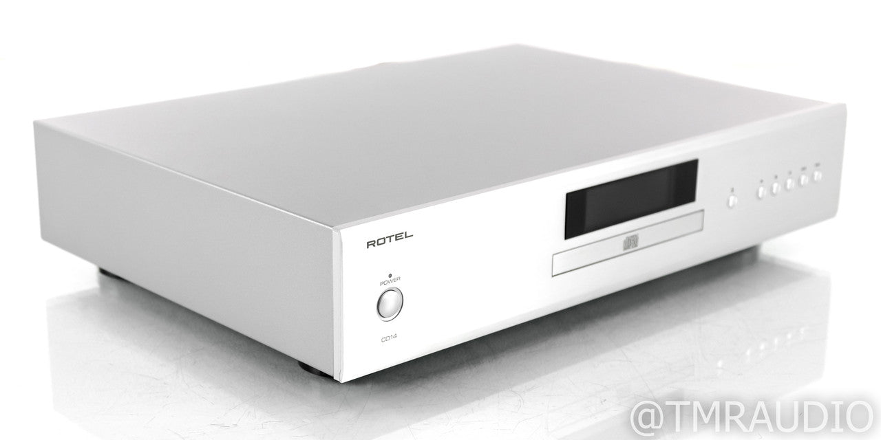Rotel CD14 CD Player; CD-14; Remote; Silver