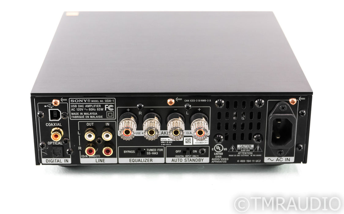 Sony UDA-1 Stereo Integrated Amplifier; UDA1; USB DAC; Remote