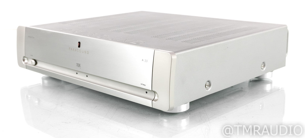 Parasound Halo A23 Stereo Power Amplifier; A-23; Silver (1/4)