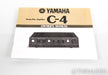 Yamaha C-4 Vintage Stereo Preamplifier; C4; MM / MC Phono