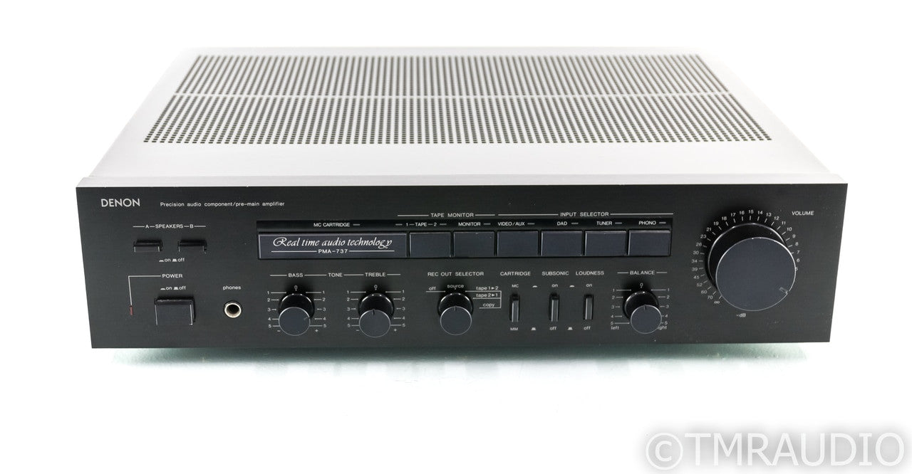 Denon PMA-737 Vintage Stereo Integrated Amplifier; MM/MC Phono