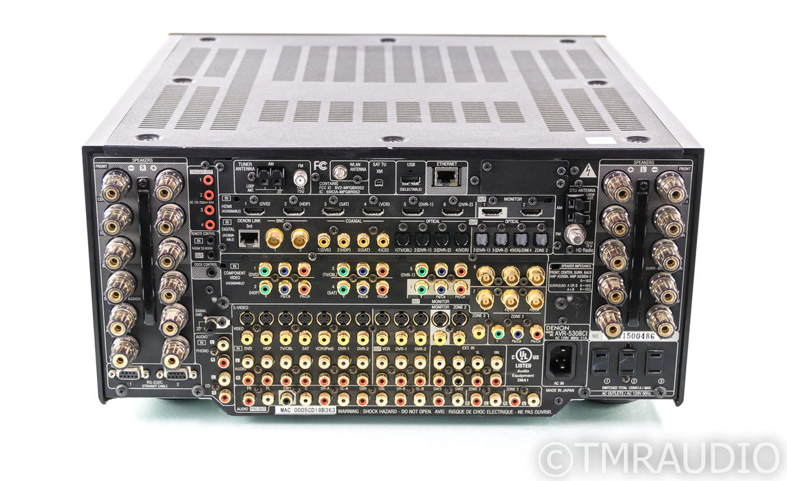 Denon AVR-5308CI 7.1 Channel Home Theater Receiver; AS-IS (No power)