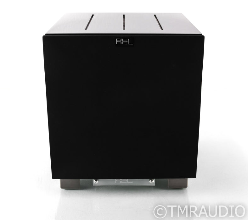 REL R-305 10" Powered Subwoofer; Piano Black; R305