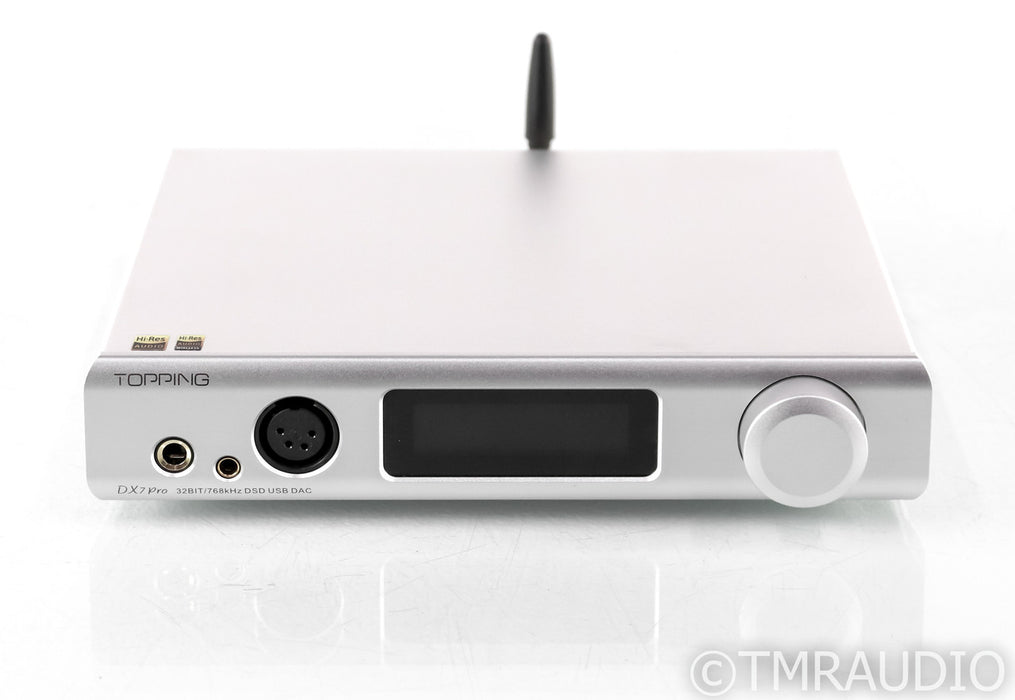 Topping DX7 Pro DAC; D/A Converter; Headphone Amplifier; DX-7; Silver; Remote