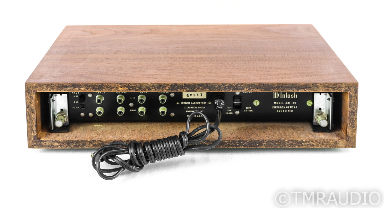 McIntosh MQ-101 Vintage 3 Band Equalizer; Walnut Case