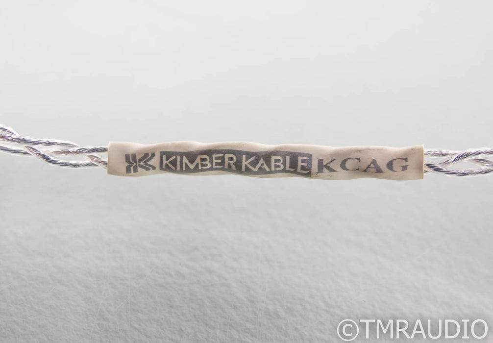 Kimber Kable KCAG XLR Cables; 1m Pair Balanced Interconnects