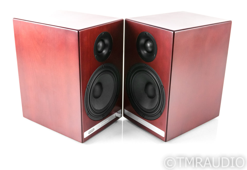 Audioengine HD6 Powered Bookshelf Speakers; Cherry Pair; Bluetooth; Remote