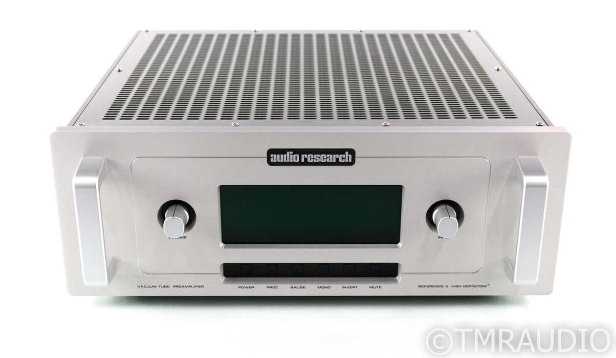 Audio Research Reference 5 Stereo Tube Preamplifier; REF5; Silver; Remote