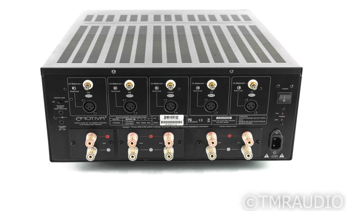 Emotiva XPA-5 Gen 2 5 Channel Amplifier; XPA5 (Never Used)