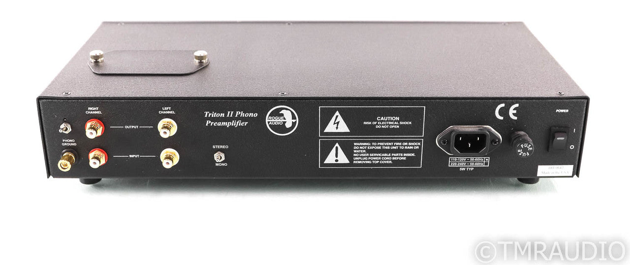 Rogue Audio Triton II MM / MC Phono Preamplifier; Silver