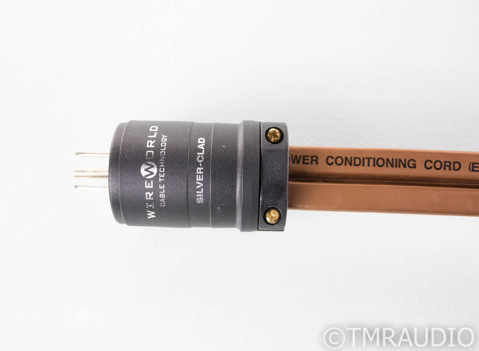 Wireworld Electra 5.2 Power Cable; 1m AC Cord; 5 Squared; Upgraded Silver