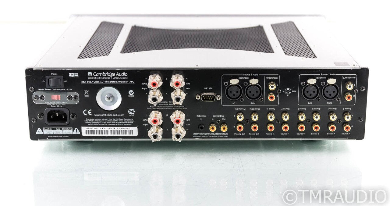 Cambridge Audio Azur 851A Stereo Integrated Amplifier; 851-A; Remote