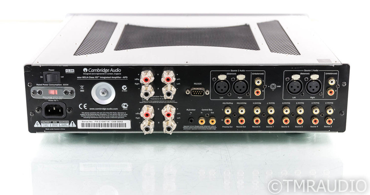Cambridge Audio Azur 851A Stereo Integrated Amplifier; 851-A; Remote