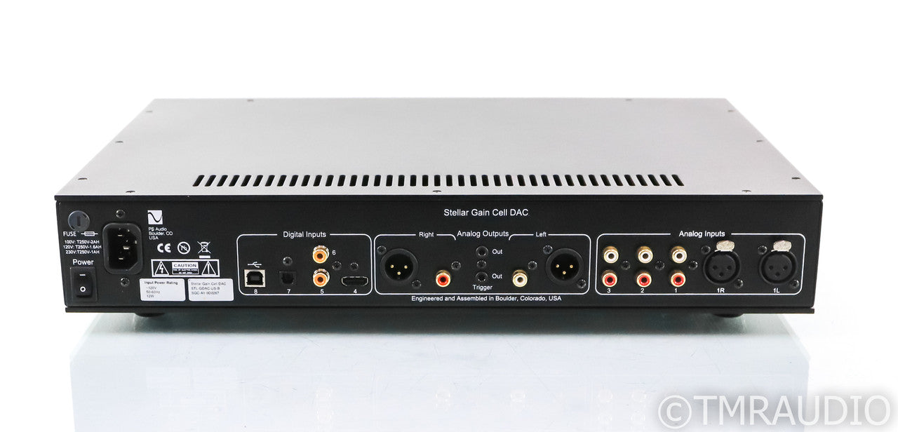 PS Audio Stellar Gain Cell DAC; D/A Converter; Remote; Black (Used)