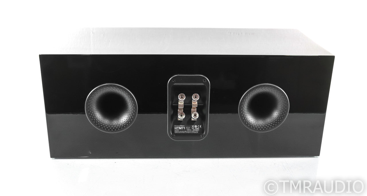 B&W HTM71 S2 Center Channel Speaker; HTM71S2; Gloss Black