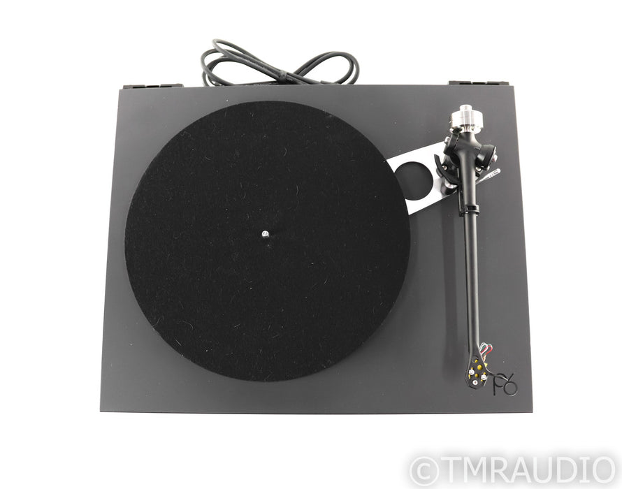 Rega Planar 6 Turntable; P6; Black; Exact MM Cartridge (Open Box w/ Warranty)
