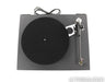 Rega Planar 6 Turntable; P6; Black; Exact MM Cartridge (Open Box w/ Warranty)