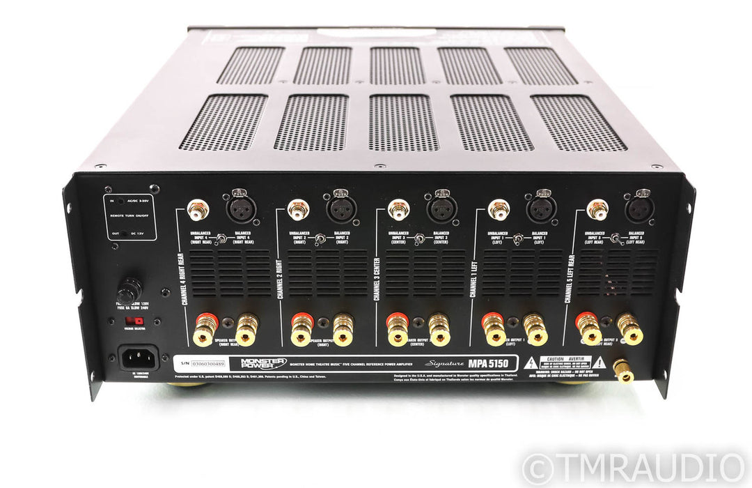 Monster Power Signature MPA-5150 5 Channel Power Amplifier; MPA5150-SS