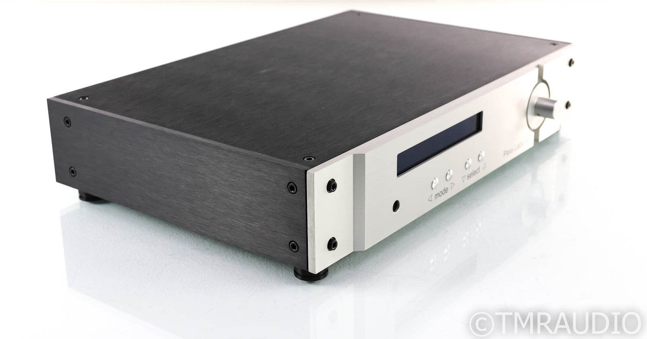 Pass Labs X1 Stereo Preamplifier; X-1; Silver; Remote (Small Power Supply)