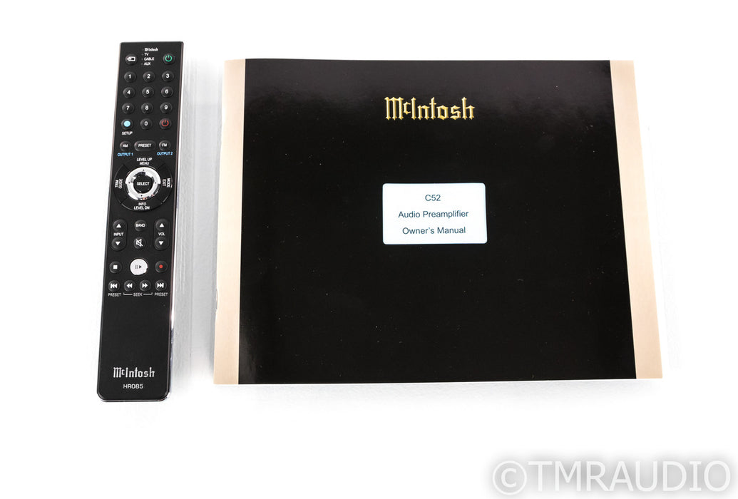 McIntosh C52 Stereo Preamplifier; C-52; Remote; MM / MC Phono
