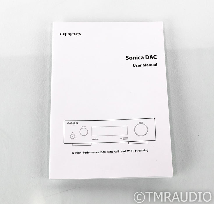 Oppo Sonica SDAC-3 DAC; D/A Converter; SDAC3