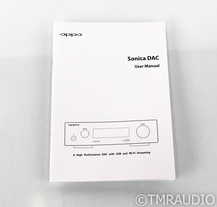 Oppo Sonica SDAC-3 DAC; D/A Converter; SDAC3