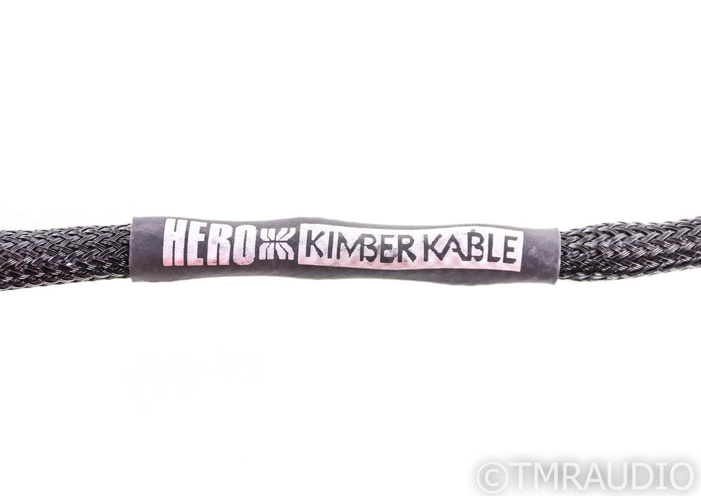 Kimber Kable Hero RCA Cables; 1m Pair Interconnects; WBT Terminations
