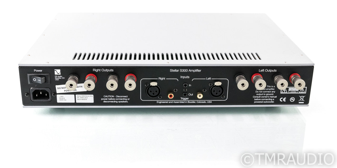 PS Audio Stellar S300 Stereo Power Amplifier; S-300 (Used)