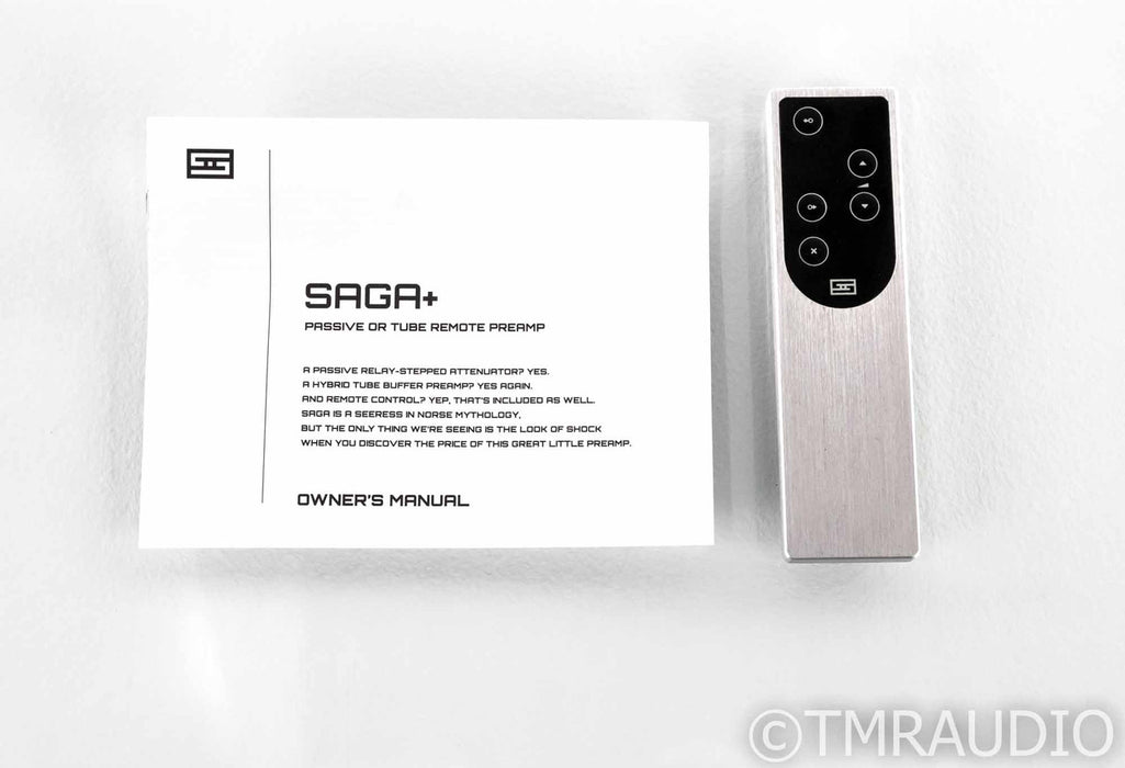 Schiit Saga+ Stereo Tube Preamplifier; Saga; Remote