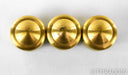 Mapleshade Threaded Low Radiused Heavyfeet Brass Footers; Set of 3 Feet