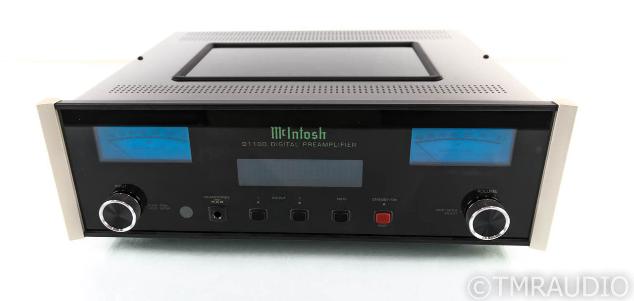 McIntosh D1100 DAC; D/A Converter; D-1100; Remote; Gunmetal Finish
