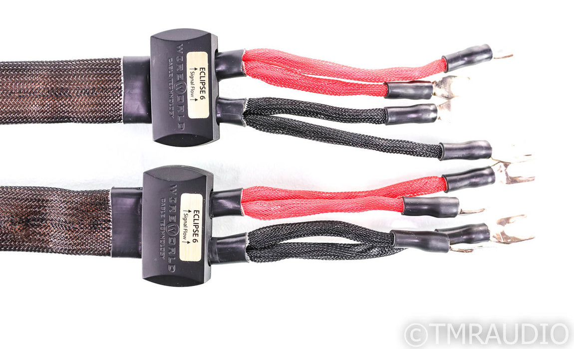 WireWorld Eclipse 6 Bi-Wire Speaker Cables; 3m Pair