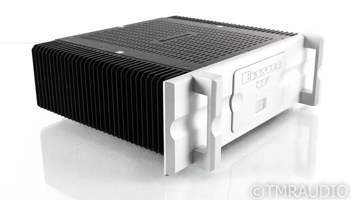 Bryston 4B3 Stereo Power Amplifier; Silver; 4B Cubed