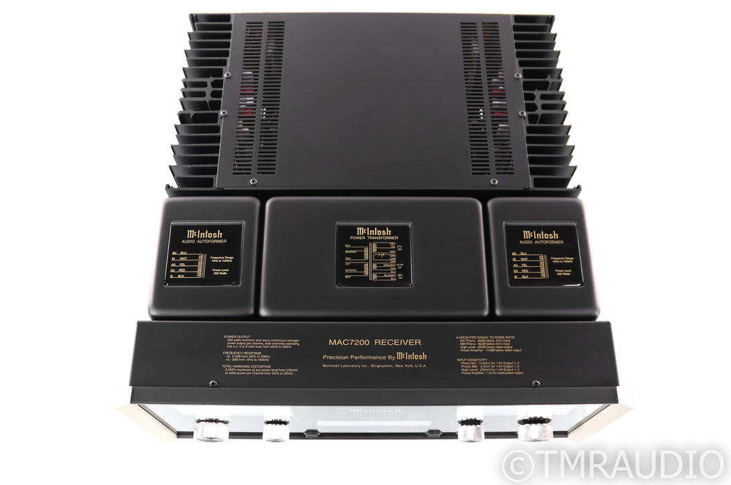 McIntosh MAC7200 Stereo Receiver; MAC-7200; MM / MC Phono; DAC Module