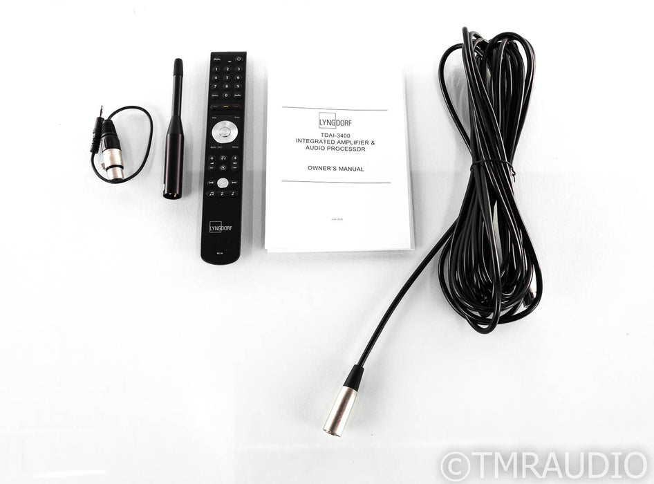 Lyngdorf TDAI-3400 Stereo Integrated Amplifier; TDAI3400; Remote; HDMI