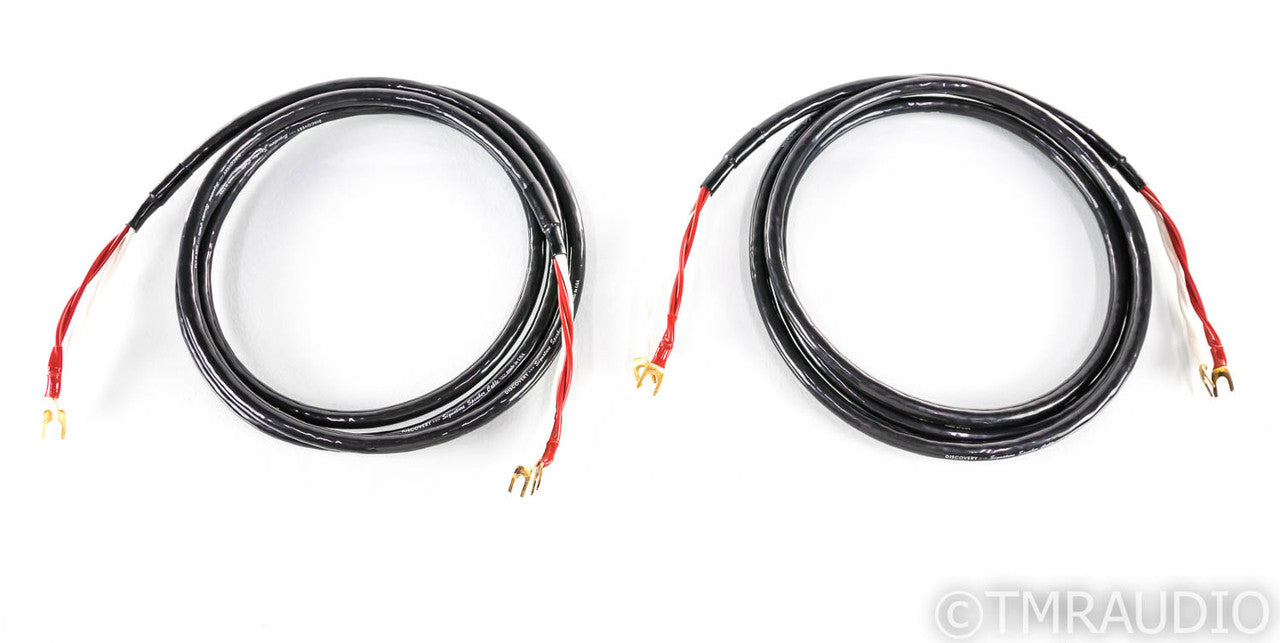 Discovery Signature Speaker Cables; 8ft Pair; Spades